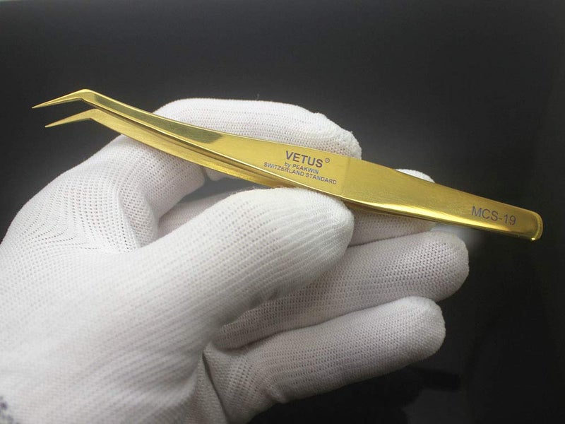 Vetus MCS Makeups Tweezers for Beauty Eyelashes Grip Picking Selection Works (MCS-19) - Image 5
